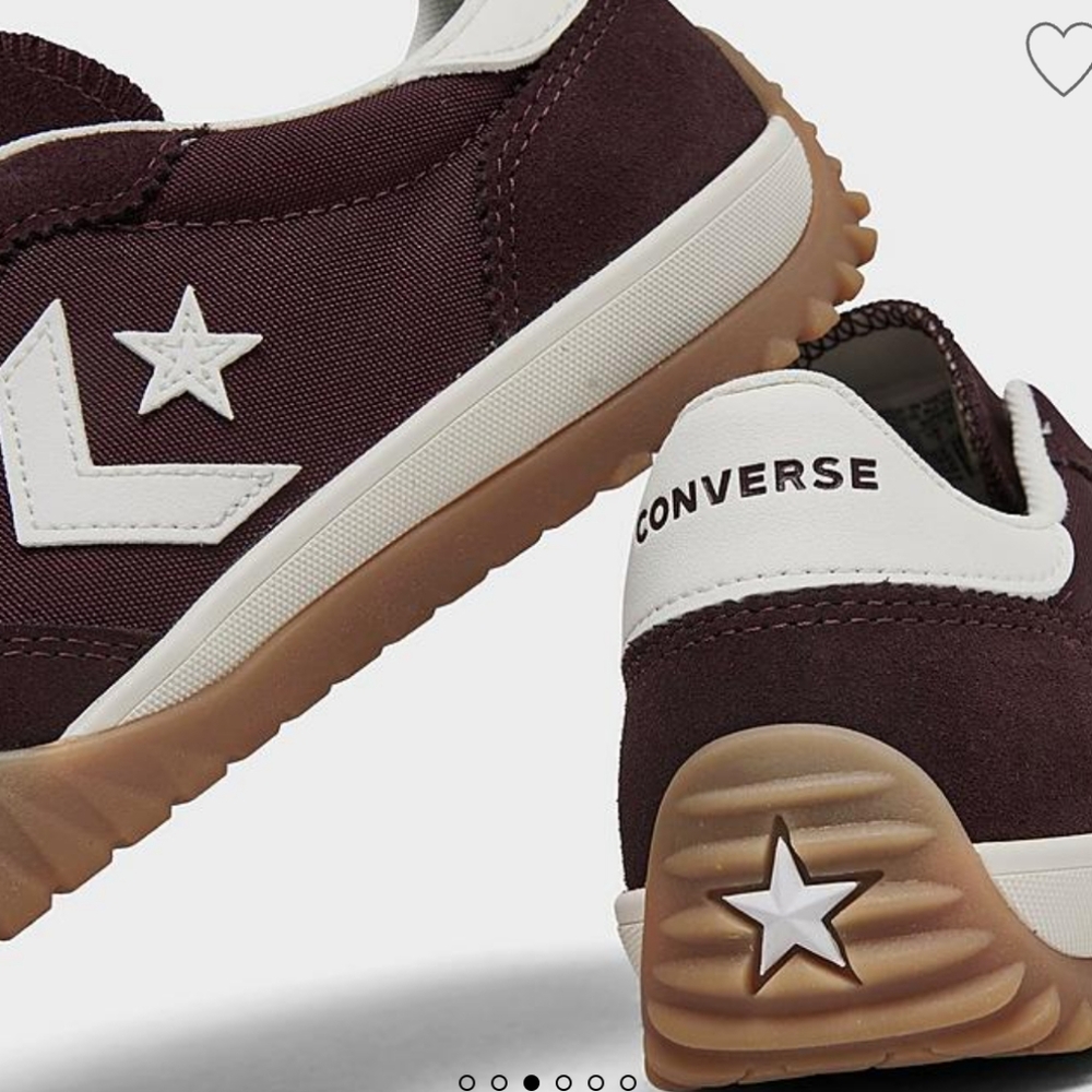 Converse Run Star Trainer. Bloodstone/Egret/White. Low Top Shoe. Unisex - Picture 10 of 16
